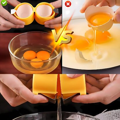 "أداة فتح البيض المثالية - الحل السهل والسريع لتحضير البيض دون فوضى!"