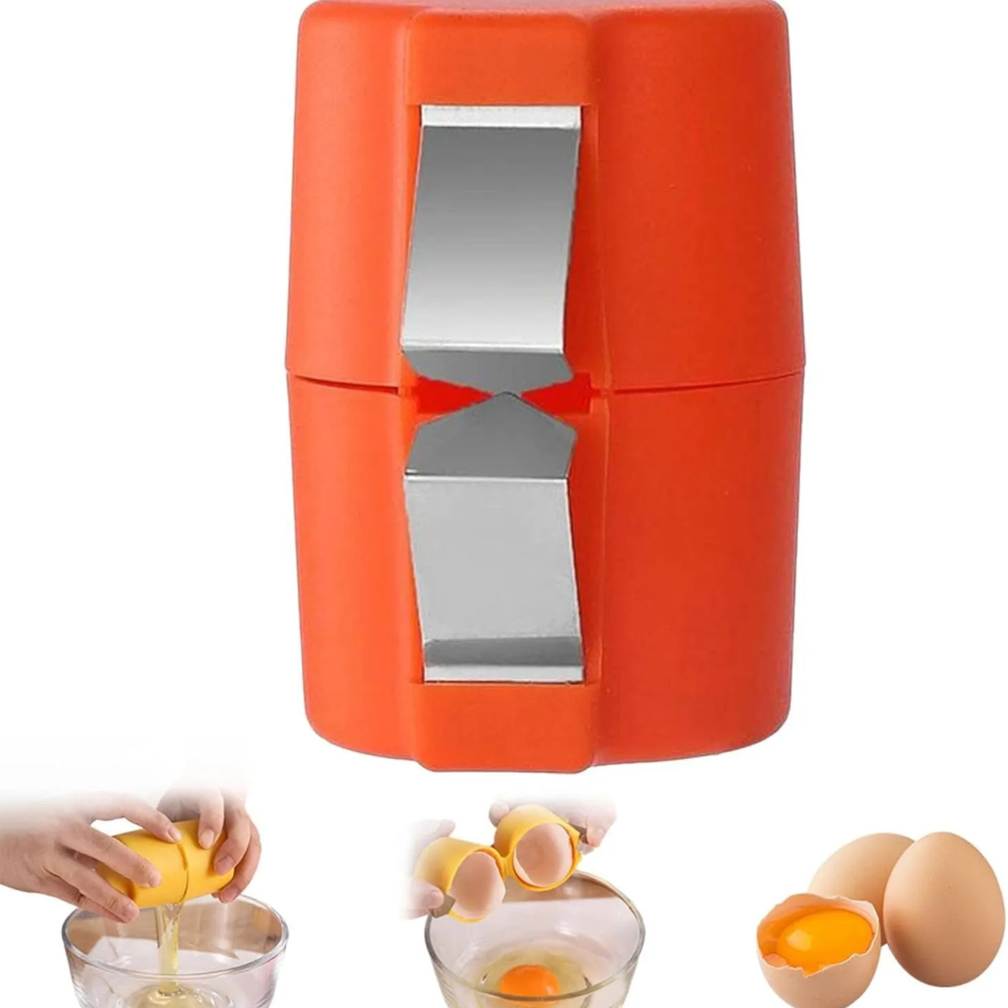 "أداة فتح البيض المثالية - الحل السهل والسريع لتحضير البيض دون فوضى!"
